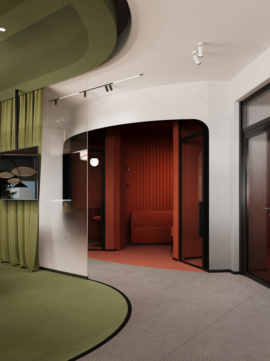 IT 公司多功能办公空间设计项目丨俄罗斯圣彼得堡丨Архитектурное бюро ZARYA-31