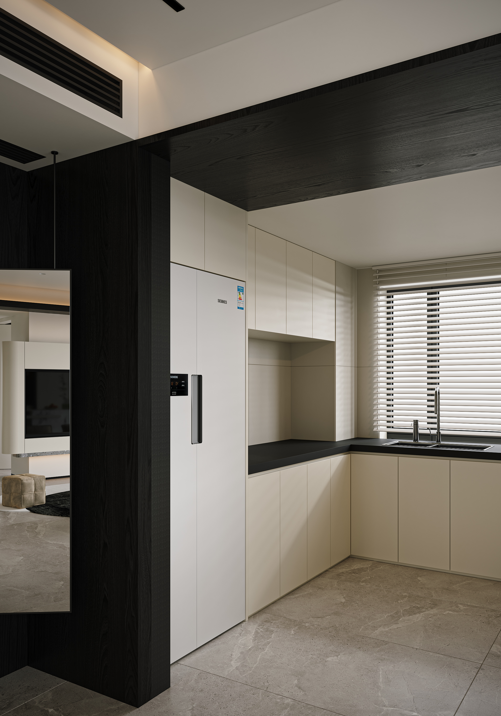 现代简约奶油风效果图丨有居营造——吴建遥-19