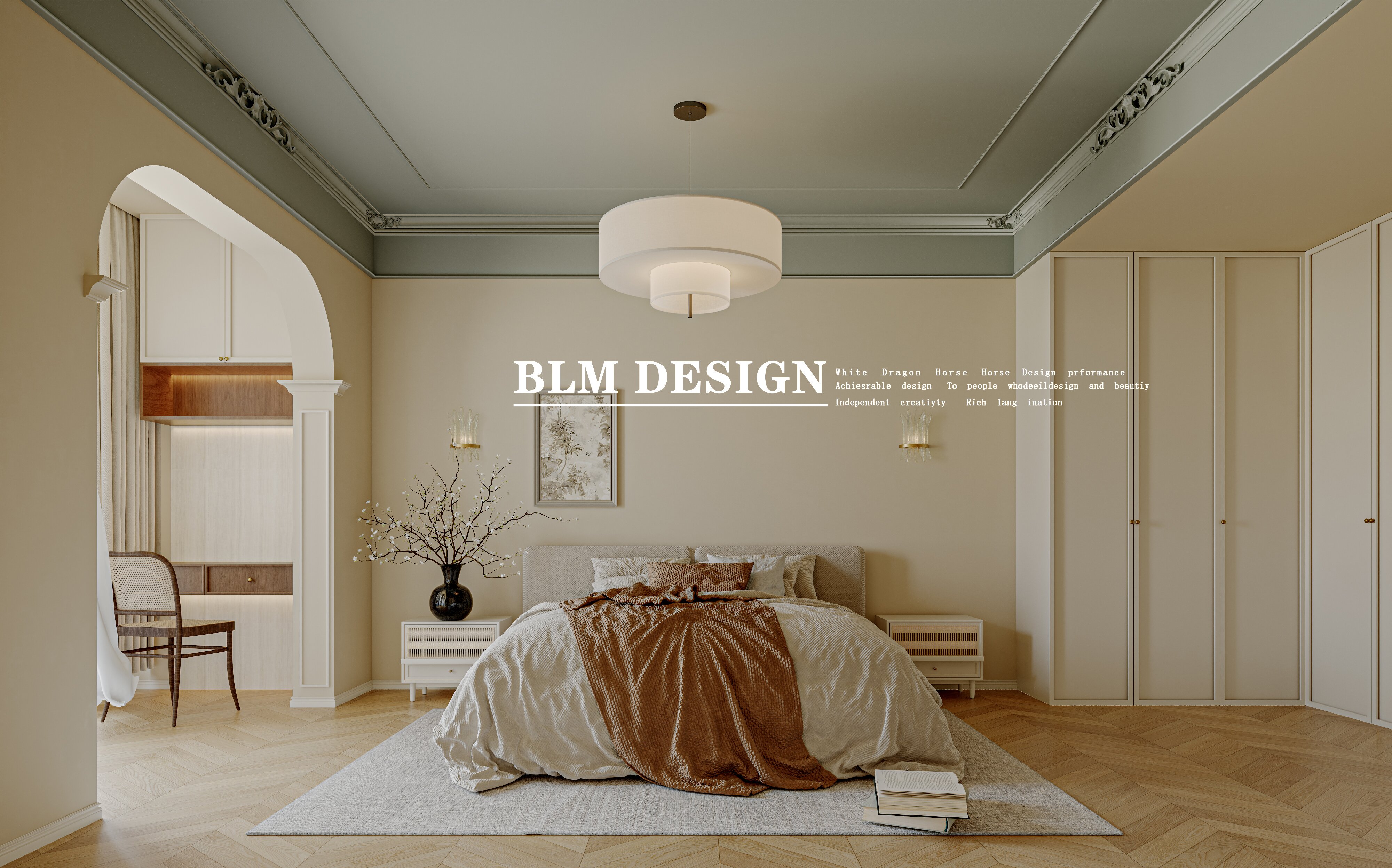 法式  白龙马效果图设计制作-3