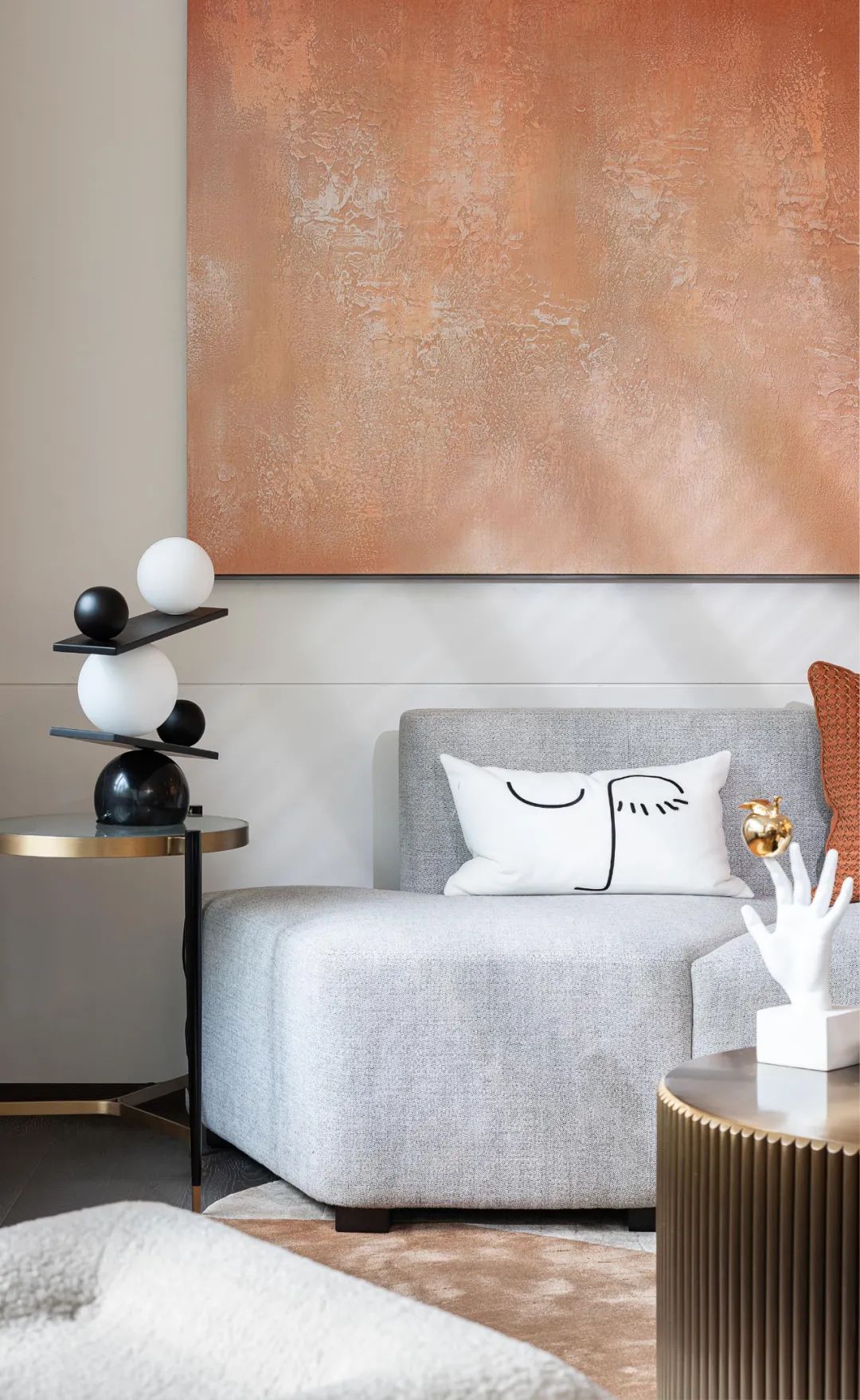 现代时光里的永恒和诗意的住宅样板间-17