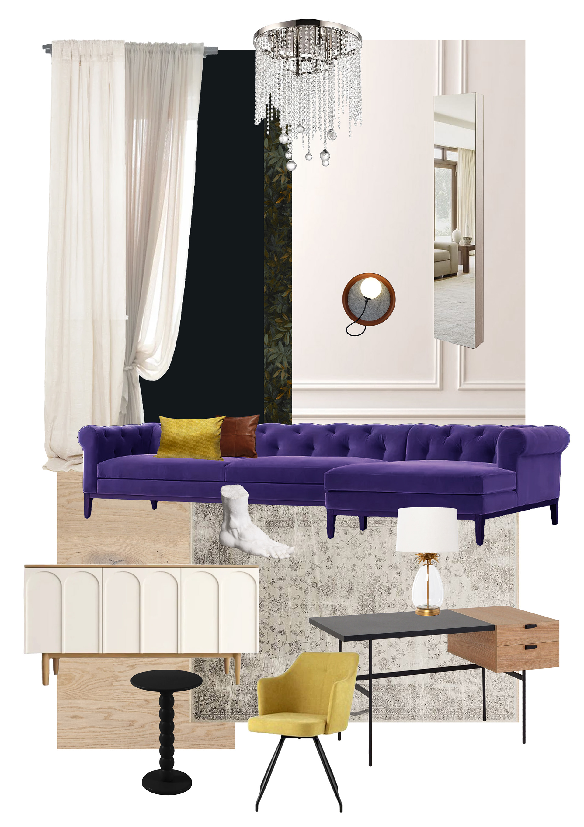 “НЕОНОВАЯ ОСЕНЬ”公寓室内设计-15