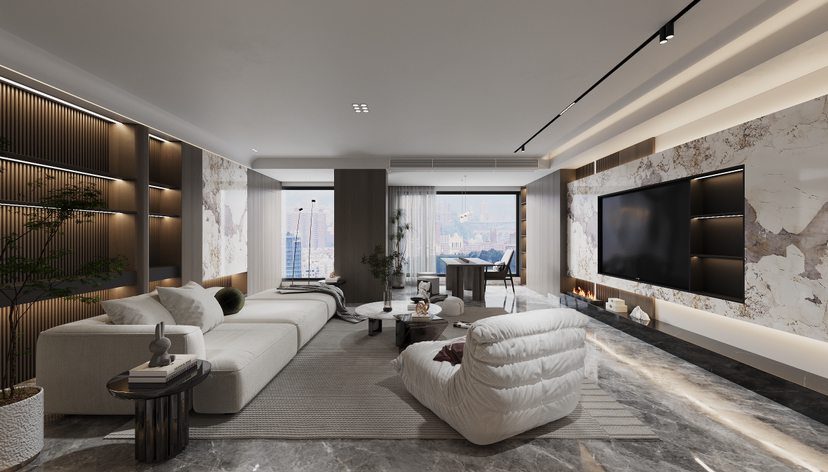 意式轻奢室内设计丨中国温州丨映象空间-5