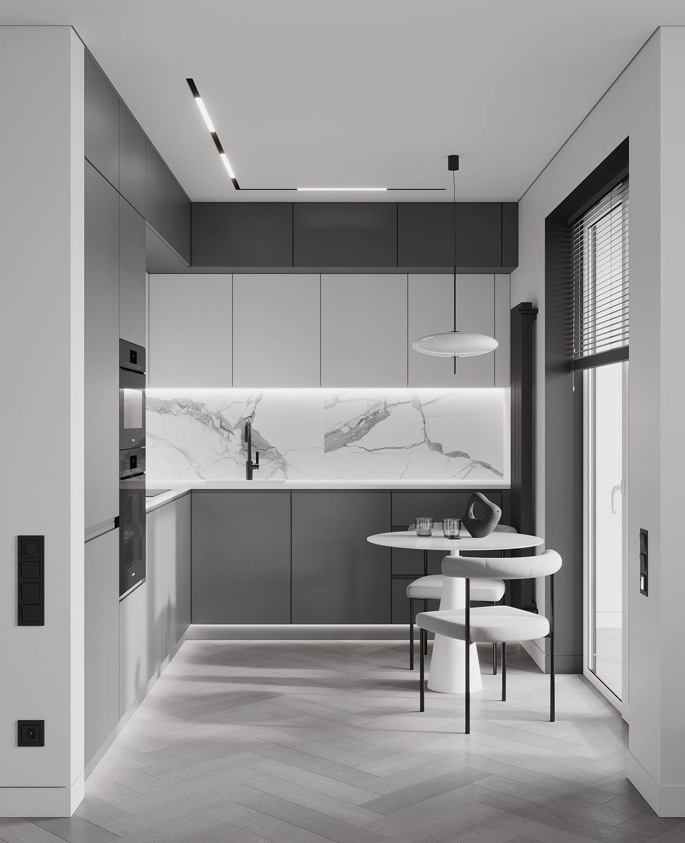 浅色系公寓设计 美的好高级！-13