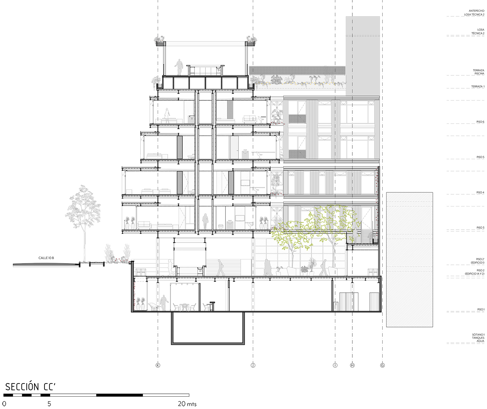 麦德林Click Clack酒店，哥伦比亚 / Plan:B Arquitectos-133