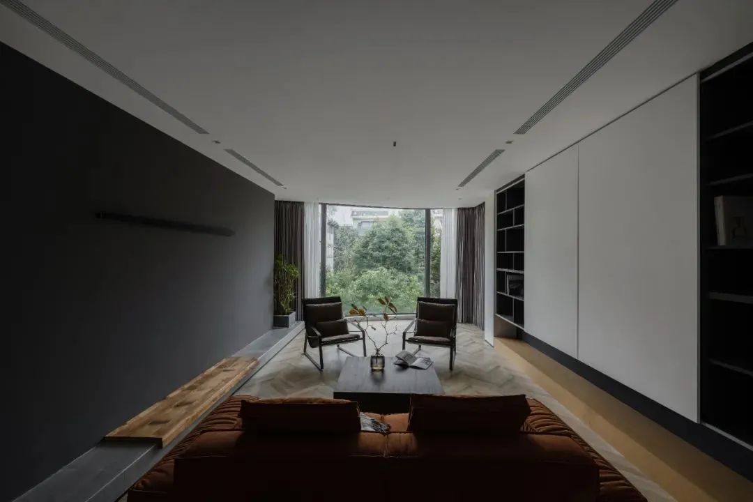 静谧深海蓝,游园般的住宅设计-61