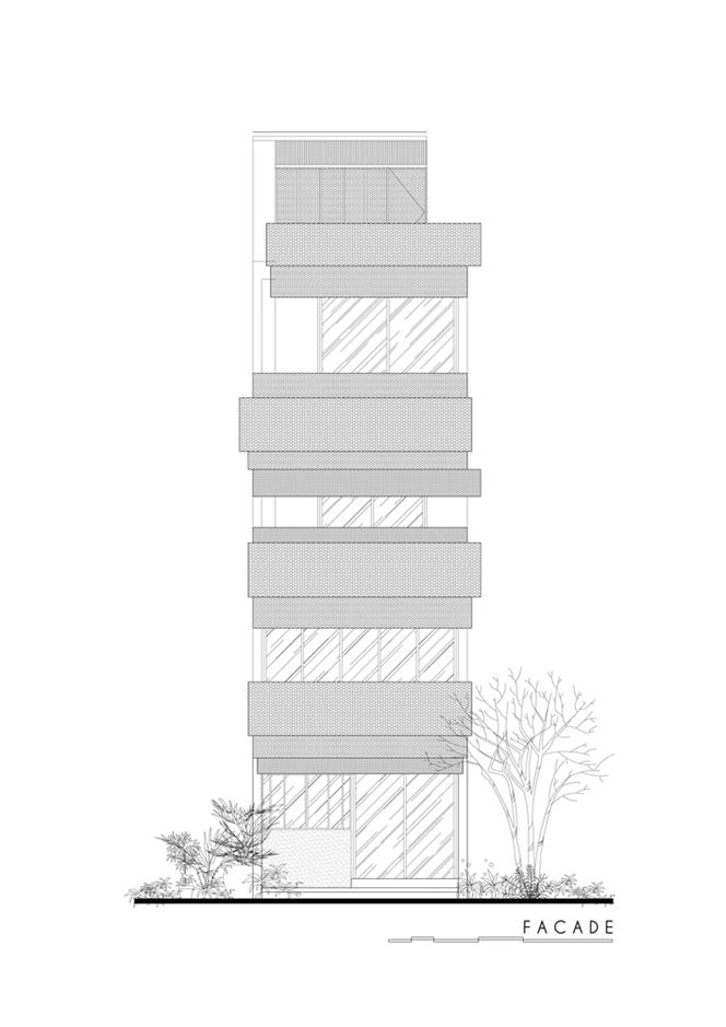 越南红楼结合咖啡厅和公寓设计丨戈者设计,Chon.a建筑事务所-23