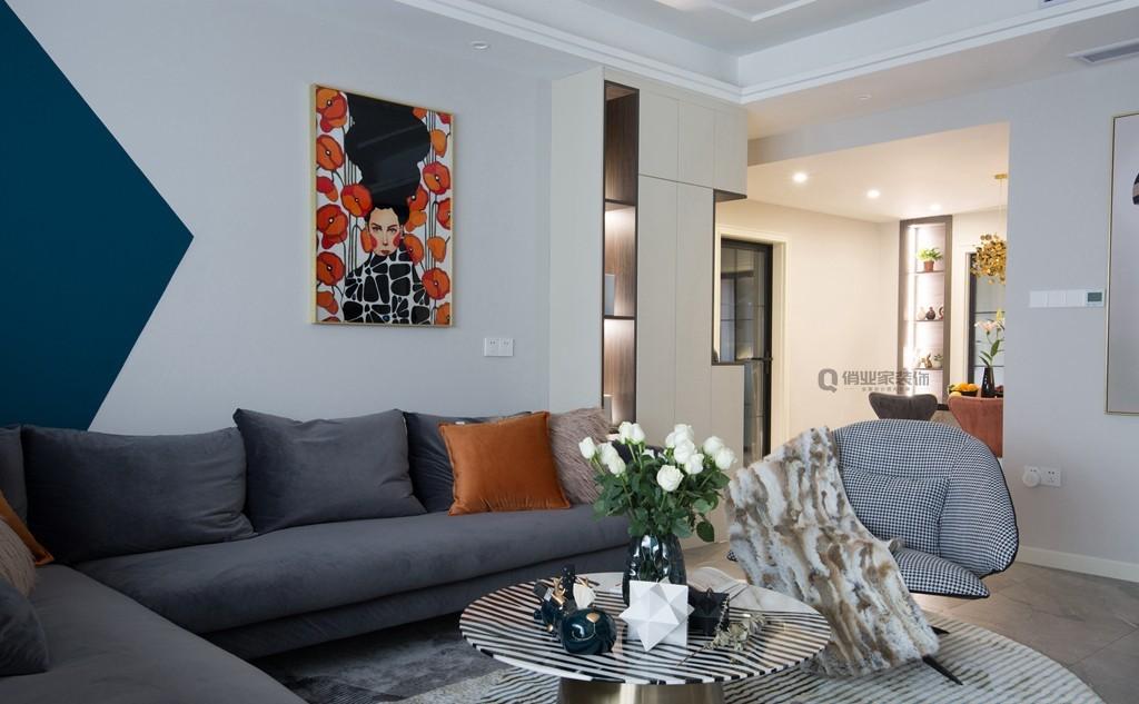 重庆·阳光南滨·现代轻奢风格装修-3