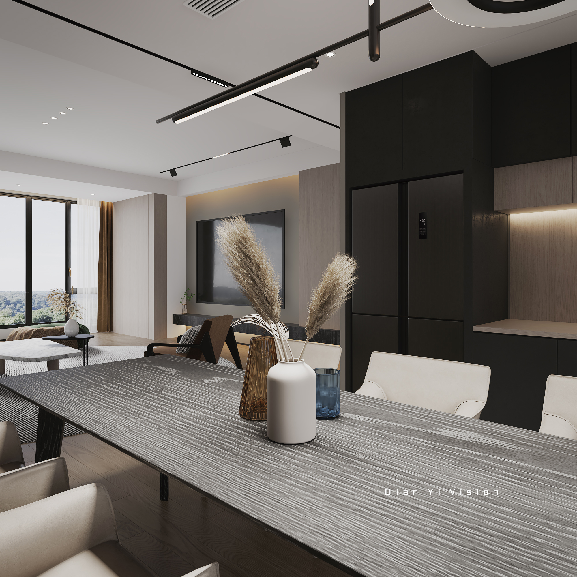 现代简约风平层设计-14