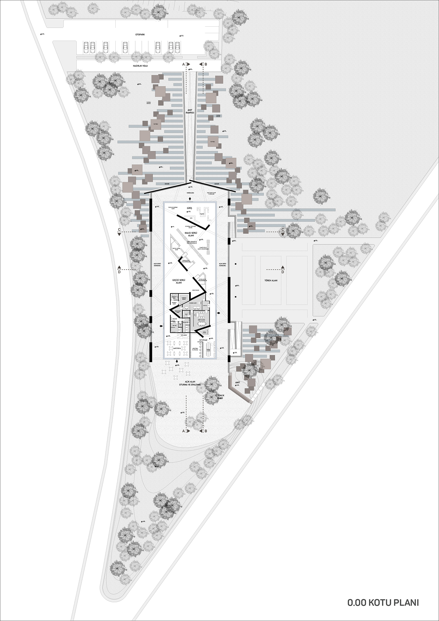 韩国战争纪念区域及游客中心建筑项目竞赛提案丨monoroom | Architects-23