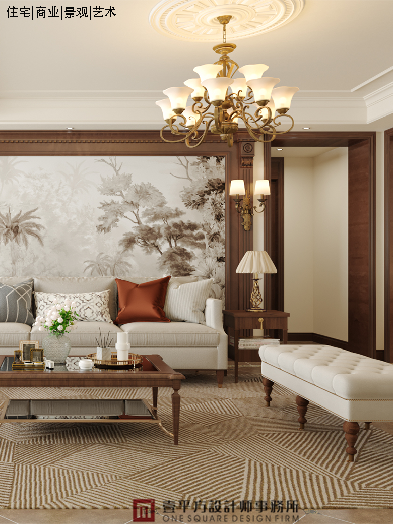 大连樱园山庄美式别墅设计丨中国大连丨壹平方设计师事务所-8