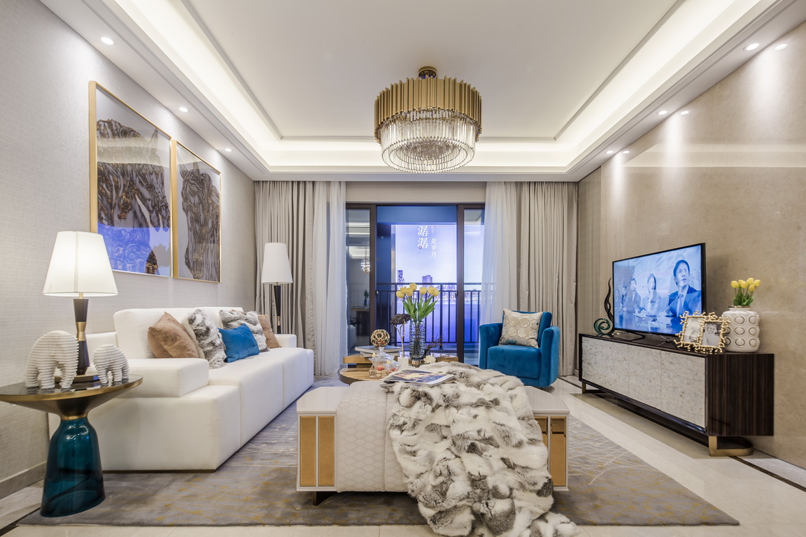 赵三雨观致设计丨奥园宁波小港誉城湾样板间  观致装饰设计-1