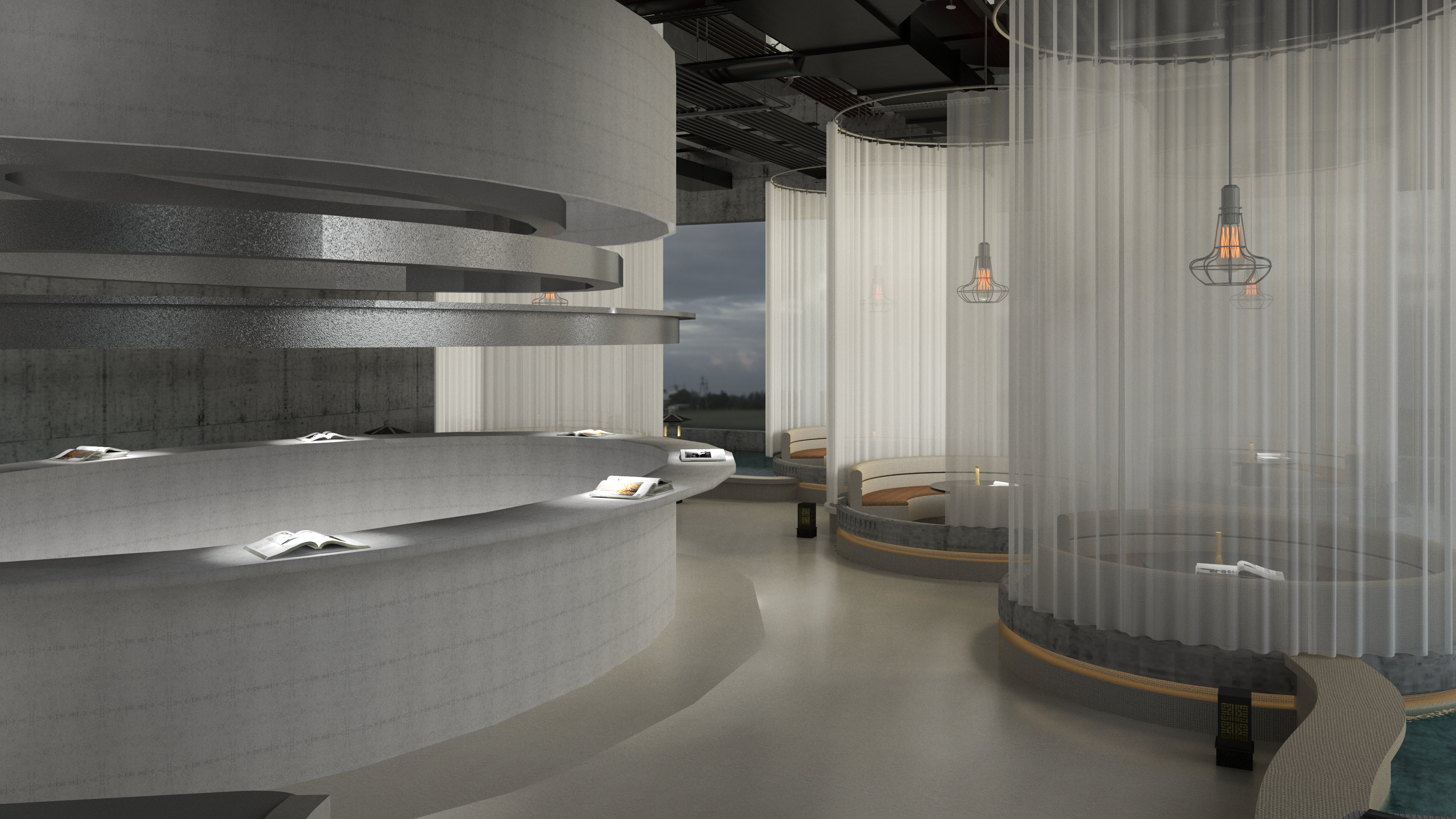 掌枢·数字经济下循环书店概念设计丨成铎,朱文静,王鑫宇-23