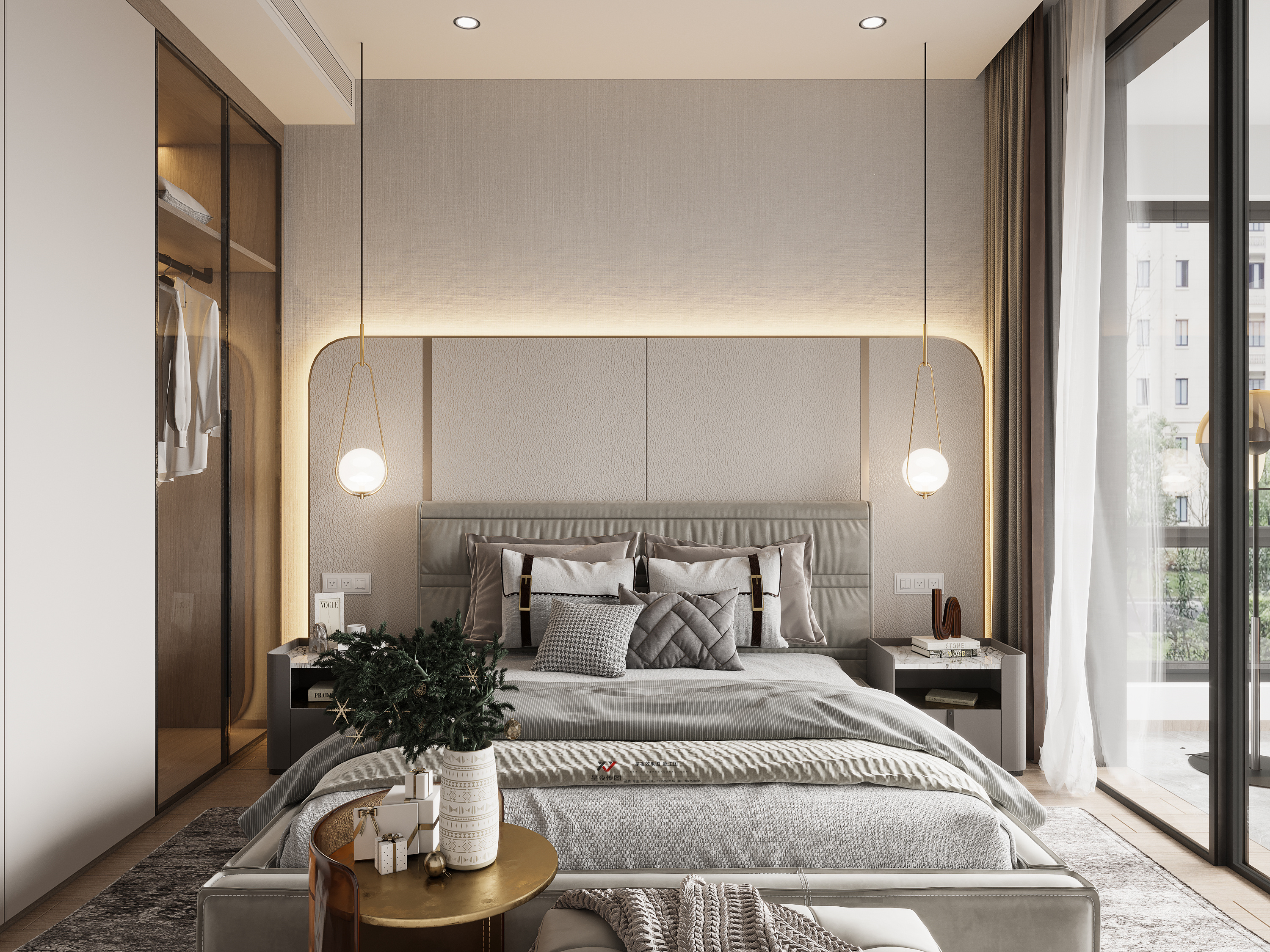 清新原木日式平层设计-5