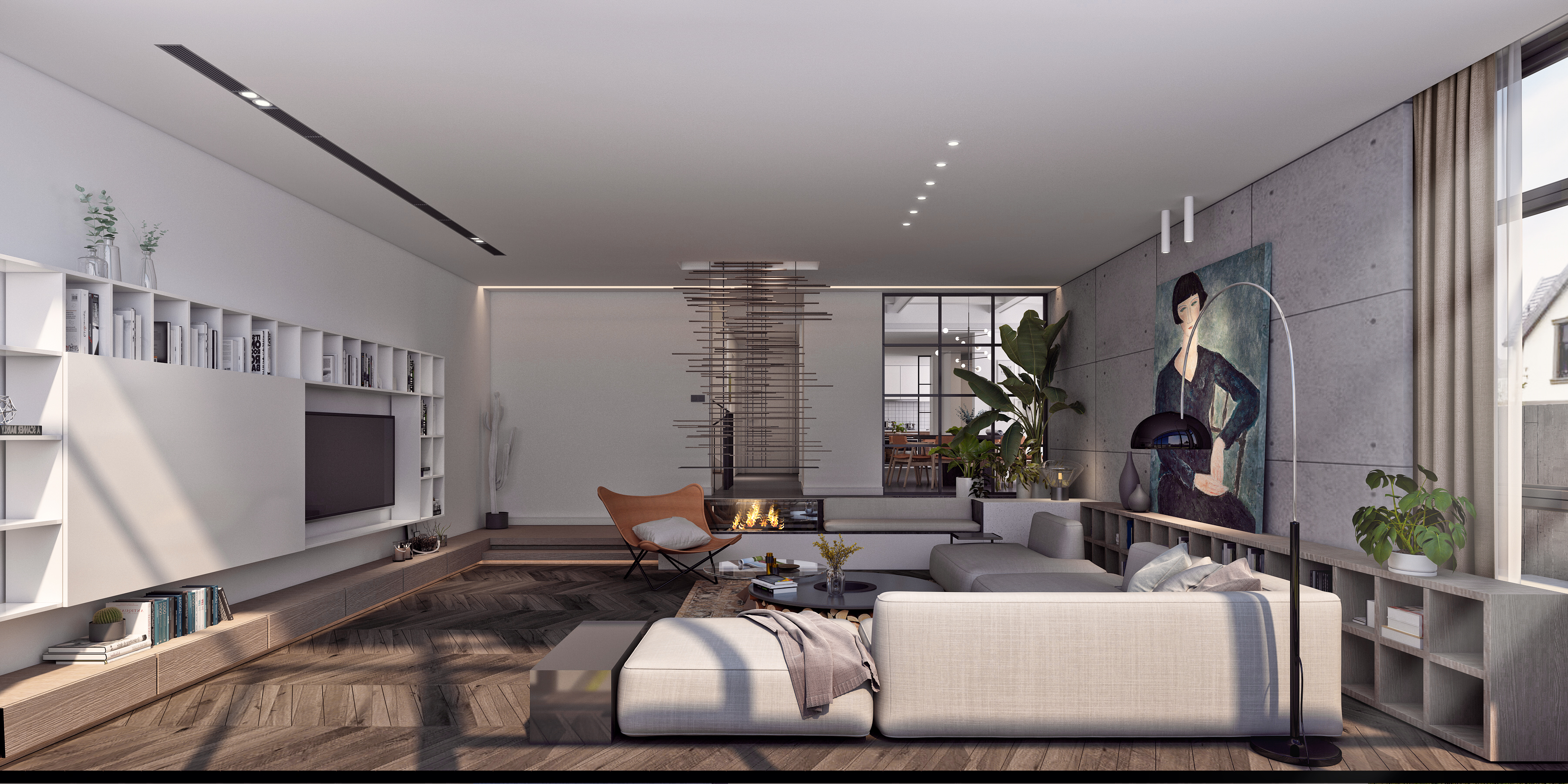 复古工业风办公室设计-7