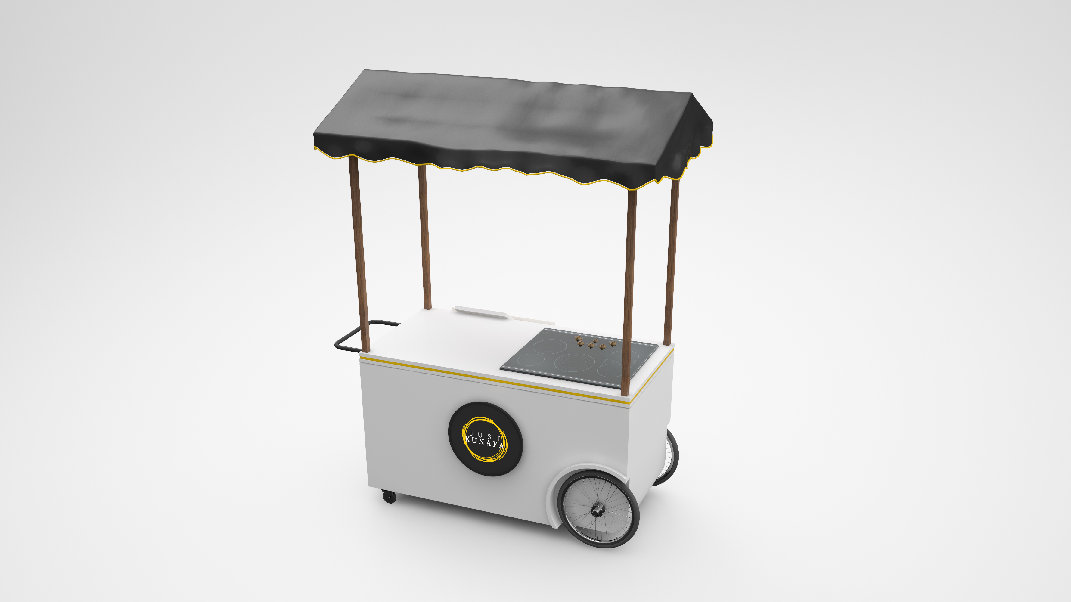 Just Kunafa 户外服务台设计-10