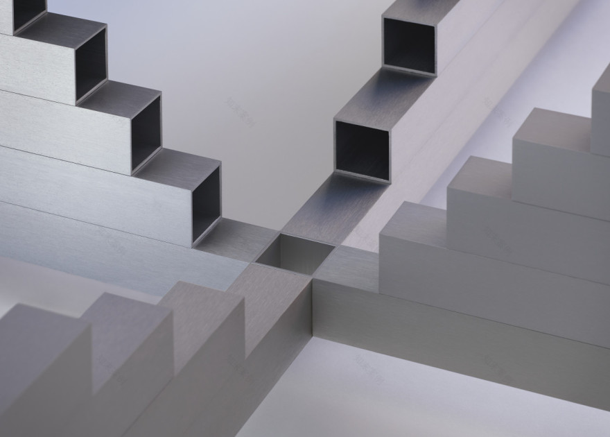 RM I Table | Joseph Smolenicky 设计的悬浮式方管餐桌-9