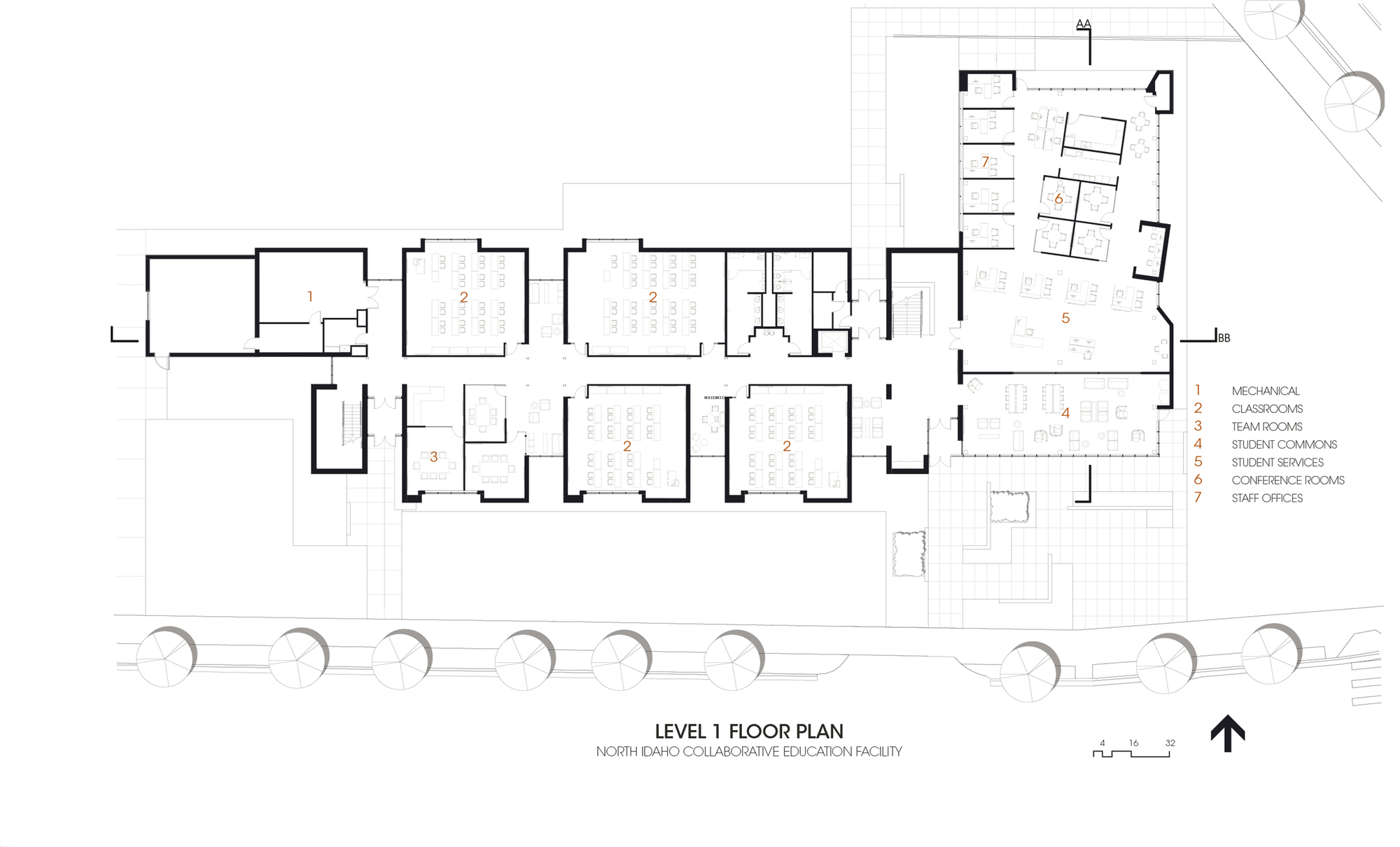 Bob & Leona DeArmond 学院和大学中心丨美国科达伦丨Integrus Architecture-29