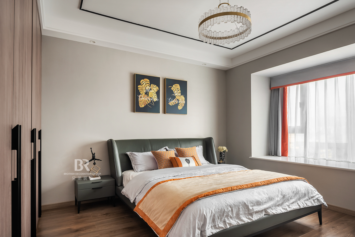 紫御江山 94 平现代轻奢风格装修设计案例丨重庆兄弟装饰公司水母家整装-28