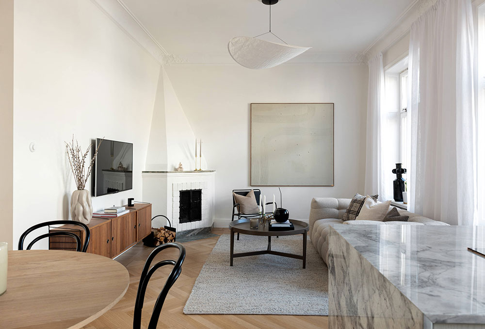 斯德哥尔摩优雅北欧风格公寓-4