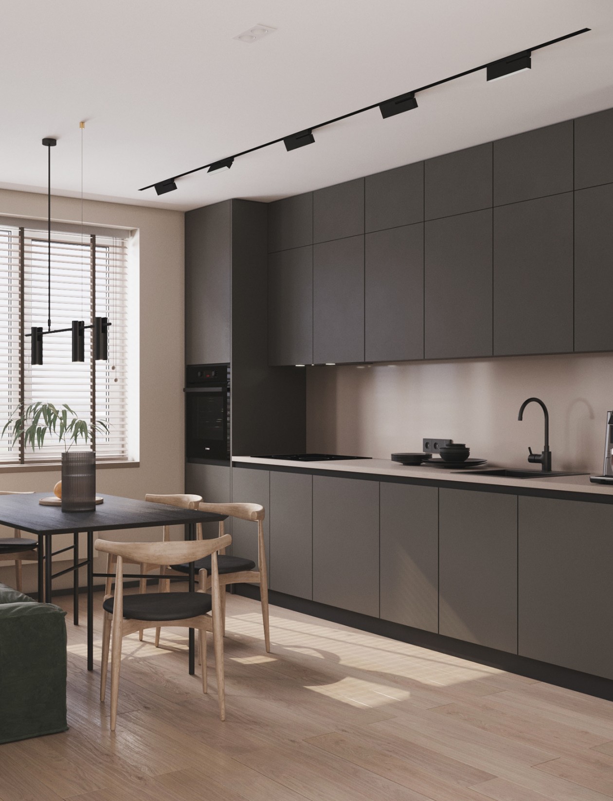 绿色+灰色 简约又清新-8