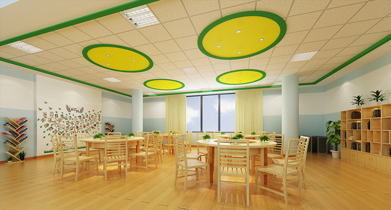 活动室设计案例效果图-17