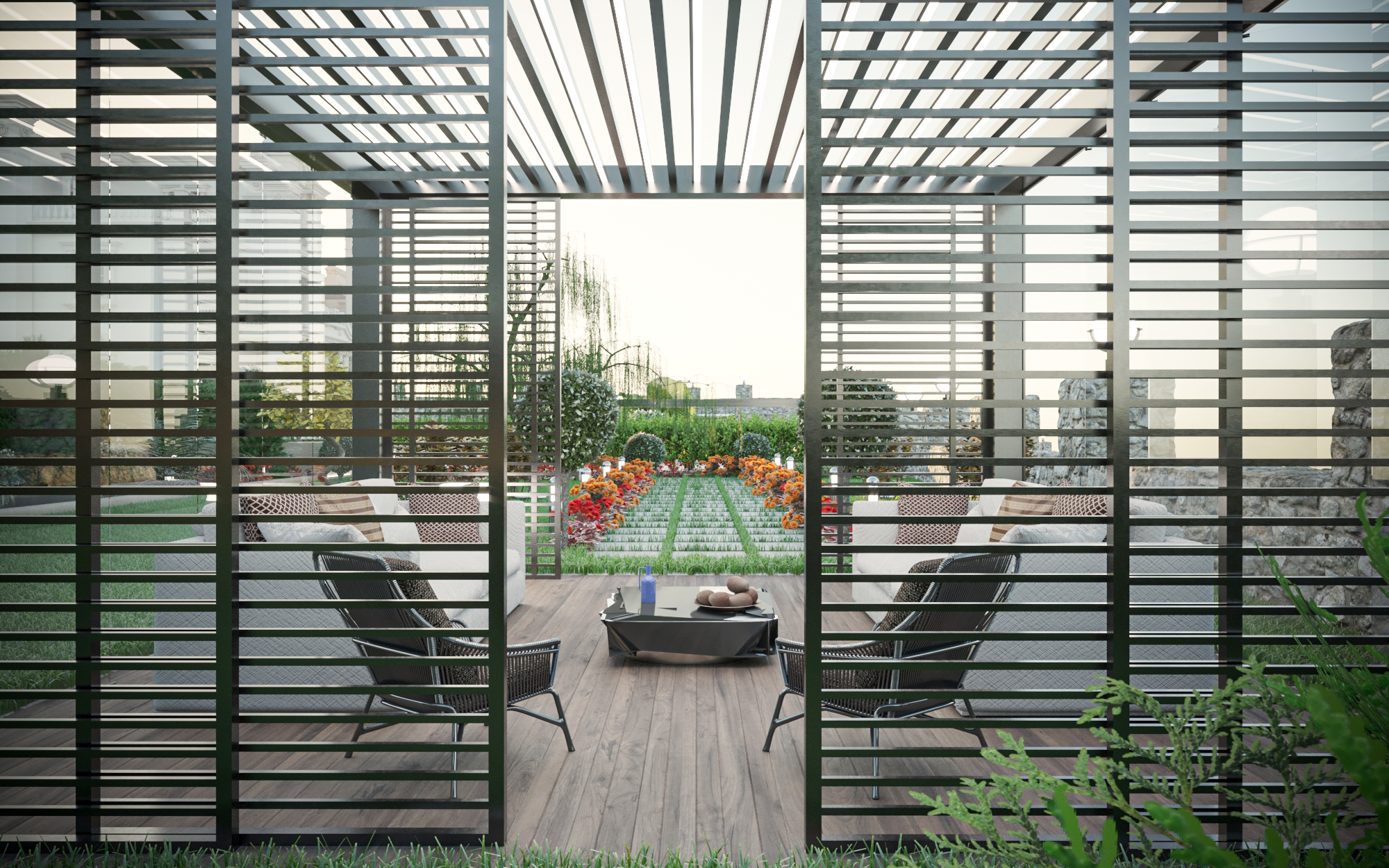 villa Landscape south lebanon-7