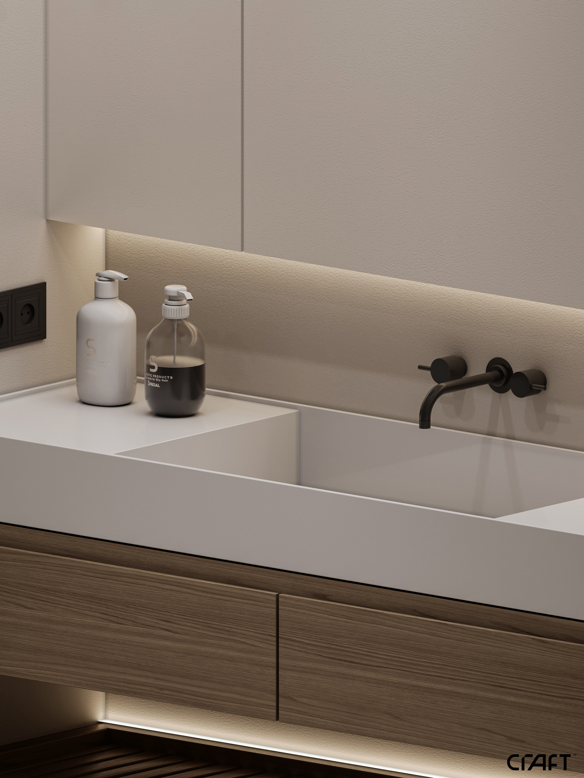 主卧室设计丨沙特阿拉伯利雅得-16