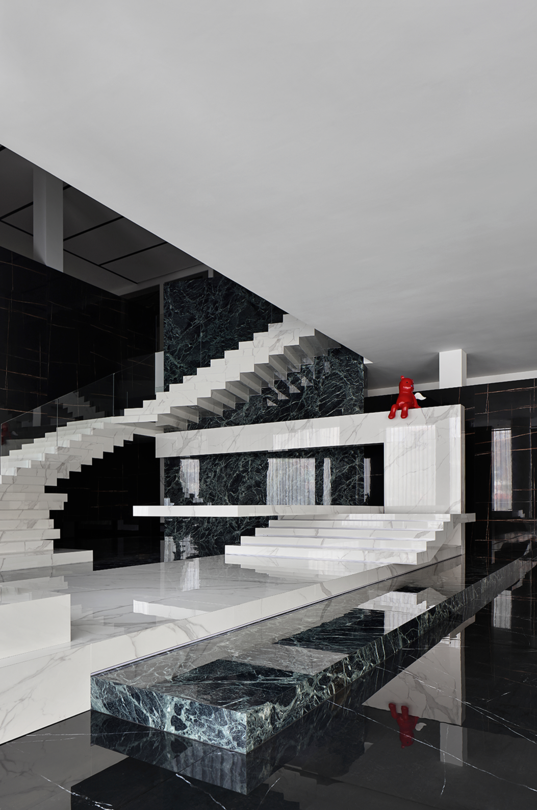 简梵高岩板展厅办公楼丨ACME 木及设计-153