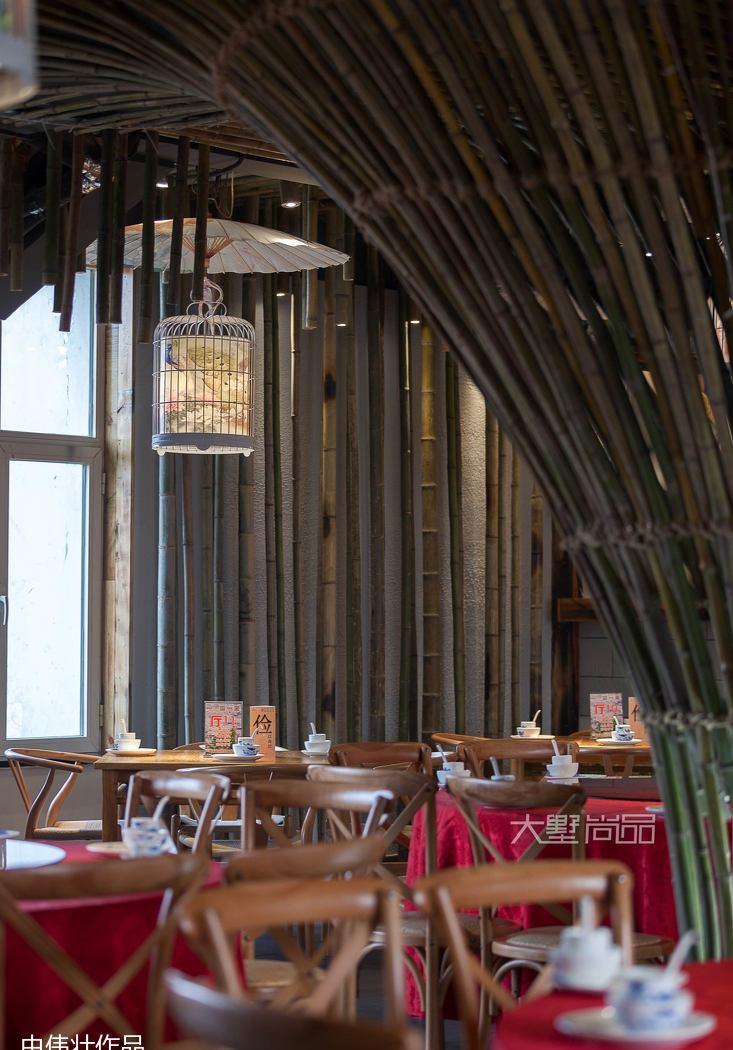 大墅尚品·复古风格鱼头故事中餐厅设计-18