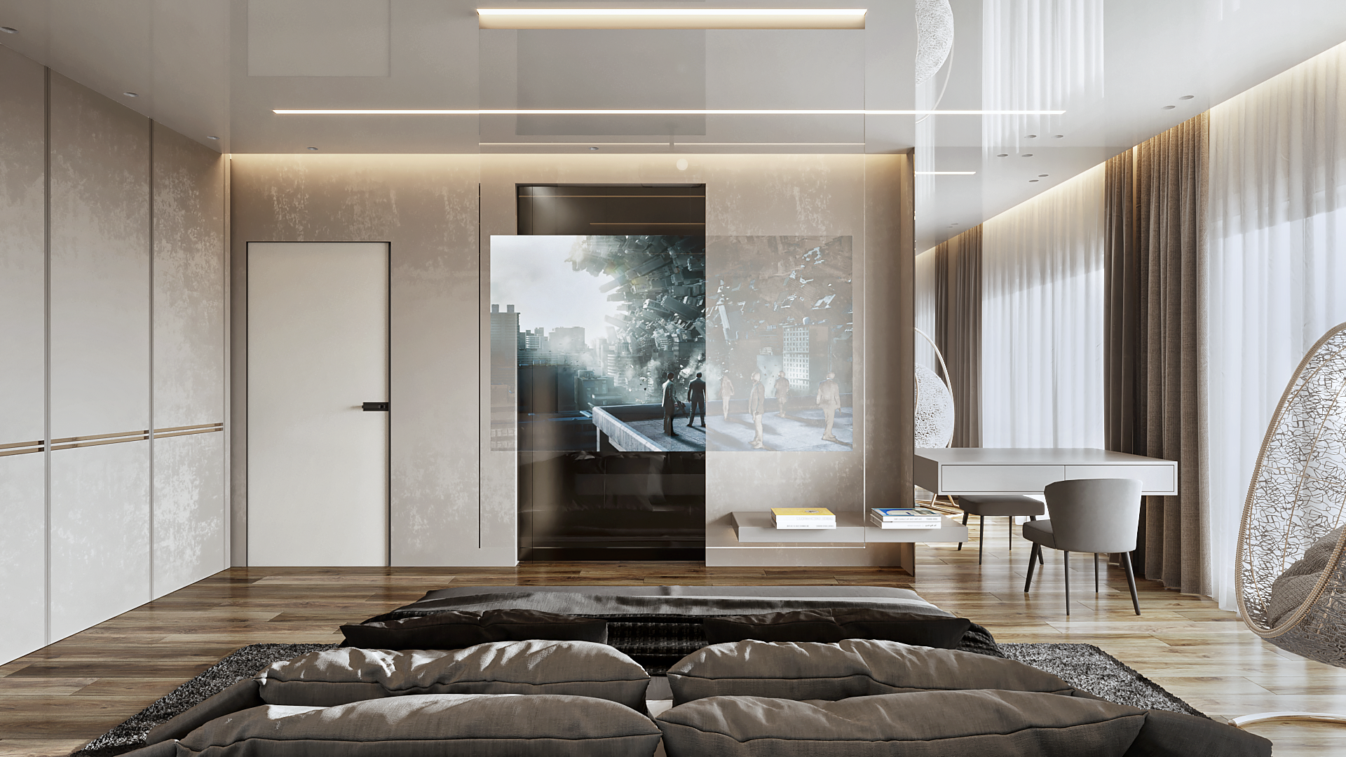 湖景小区中的别墅丨埃及开罗丨Amany Atef-118