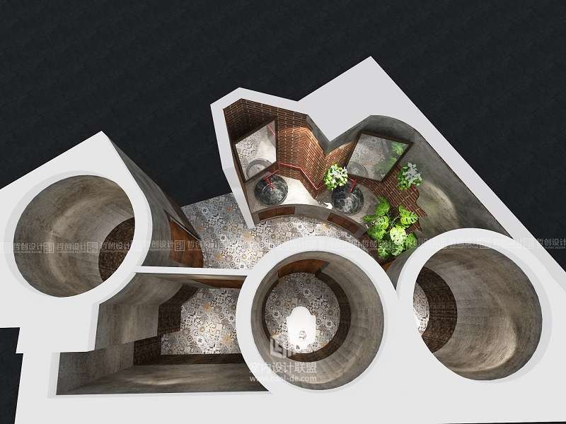 昆明市东川区咖啡馆装修设计效果图鉴赏-5