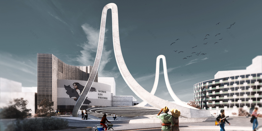 伊朗建筑师 Habibeh Madjdabadi 创新设计,瓦利-- 阿斯尔广场焕然一新-0