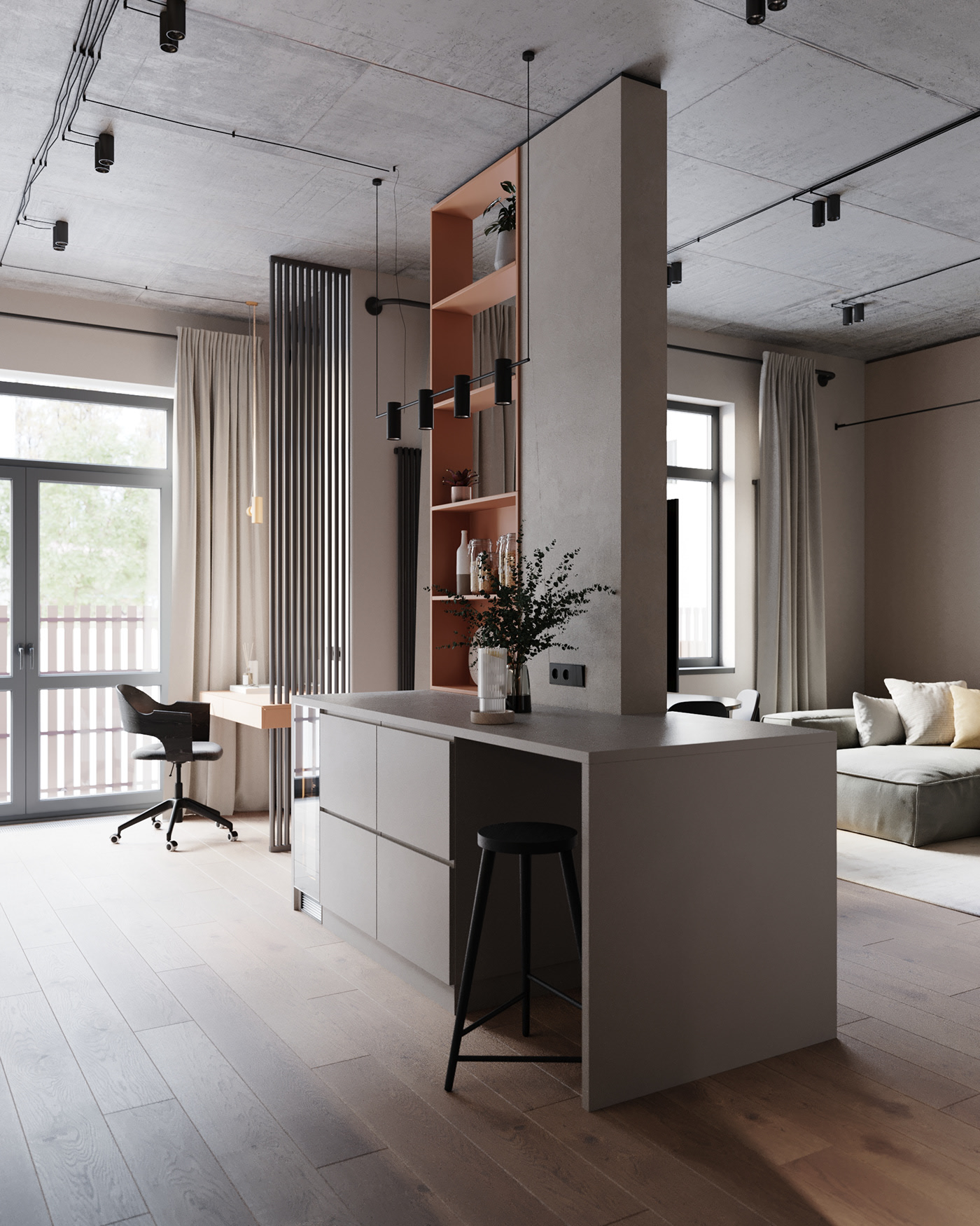 47㎡小空间公寓设计-10