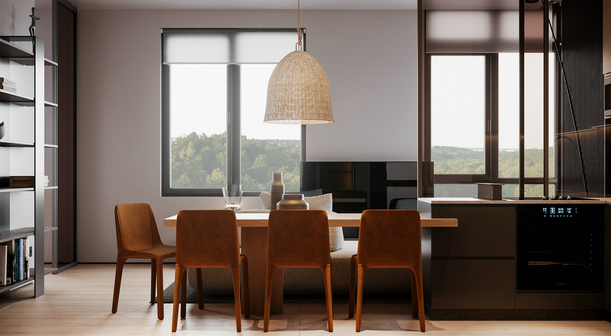 高级灰+橙色居住空间设计-9