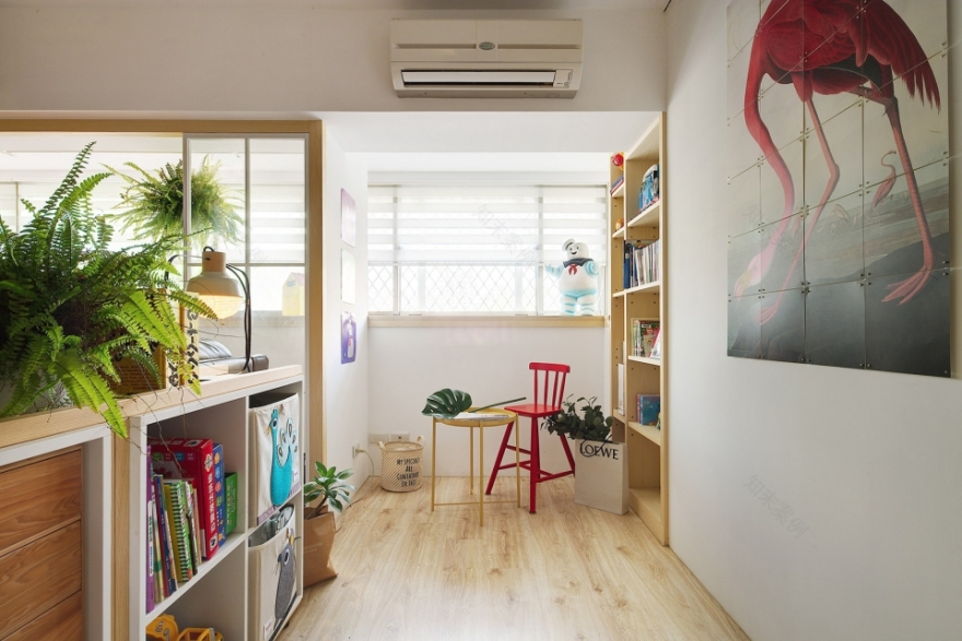 台北 40 年老宅变身为温馨亲子空间-17