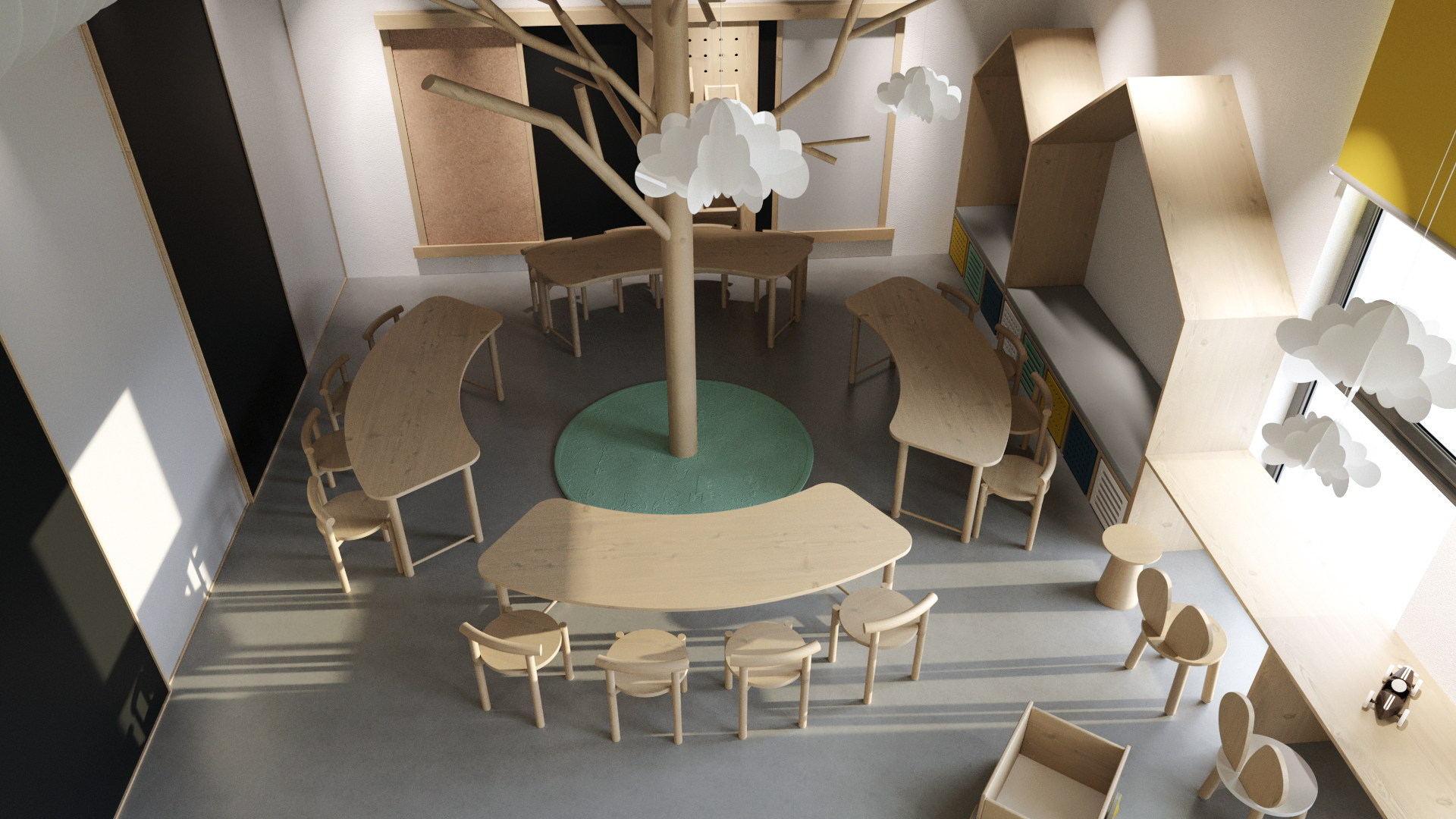 ESKİŞEHİR BİLNET 学校室内概念设计项目-5