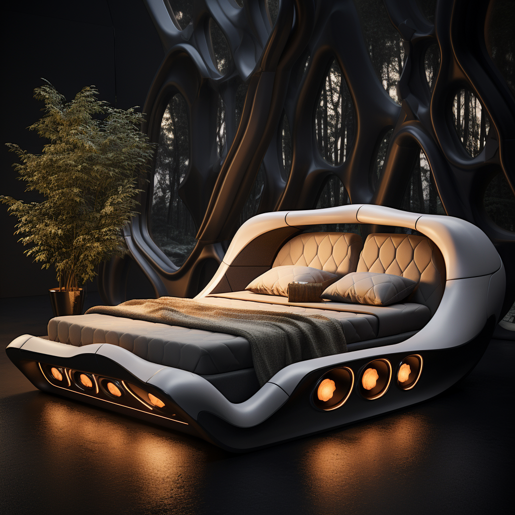 未来之梦:时尚科技床-14