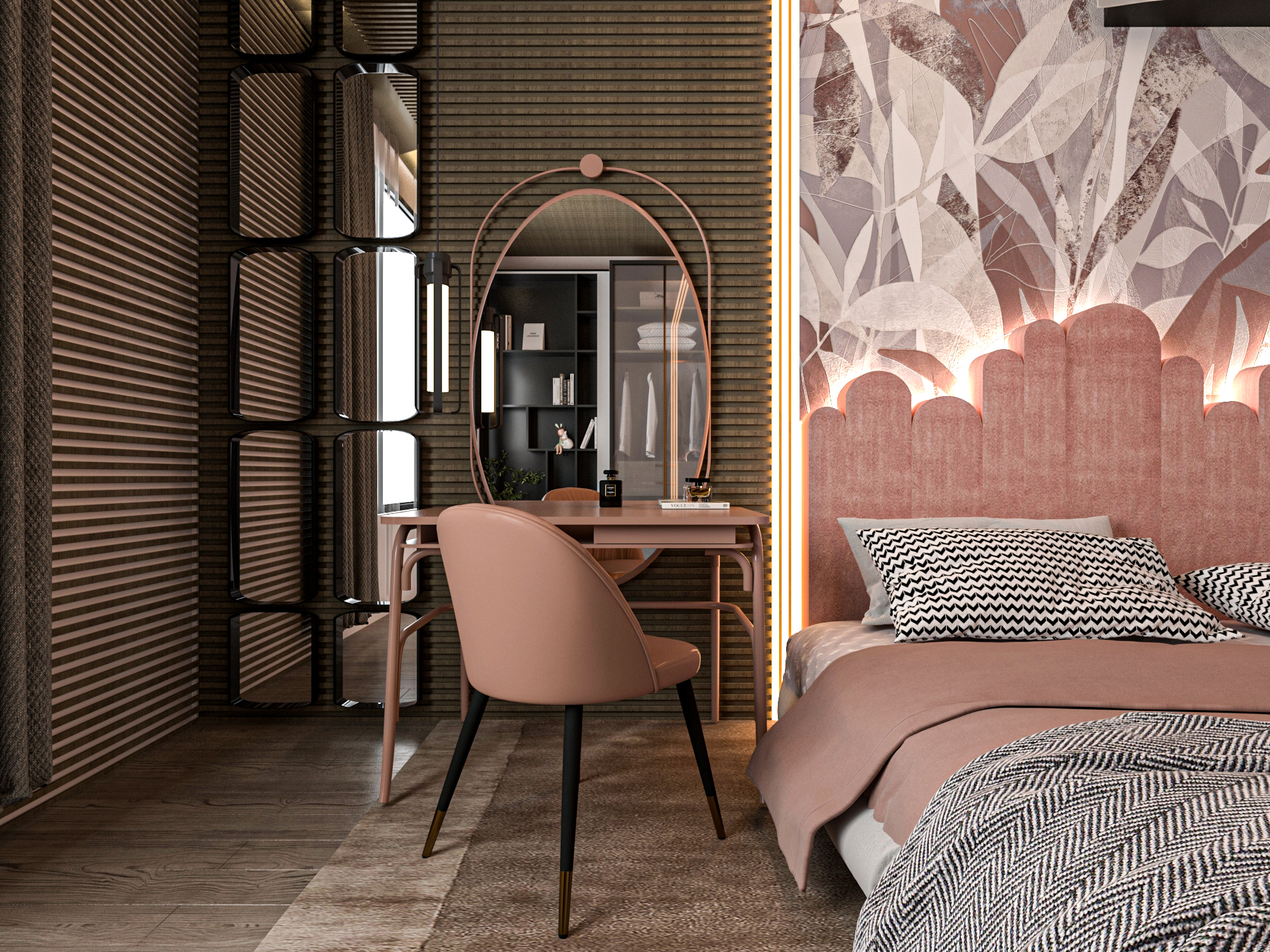 少女卧室设计丨埃及丨ELAF SALEM-6