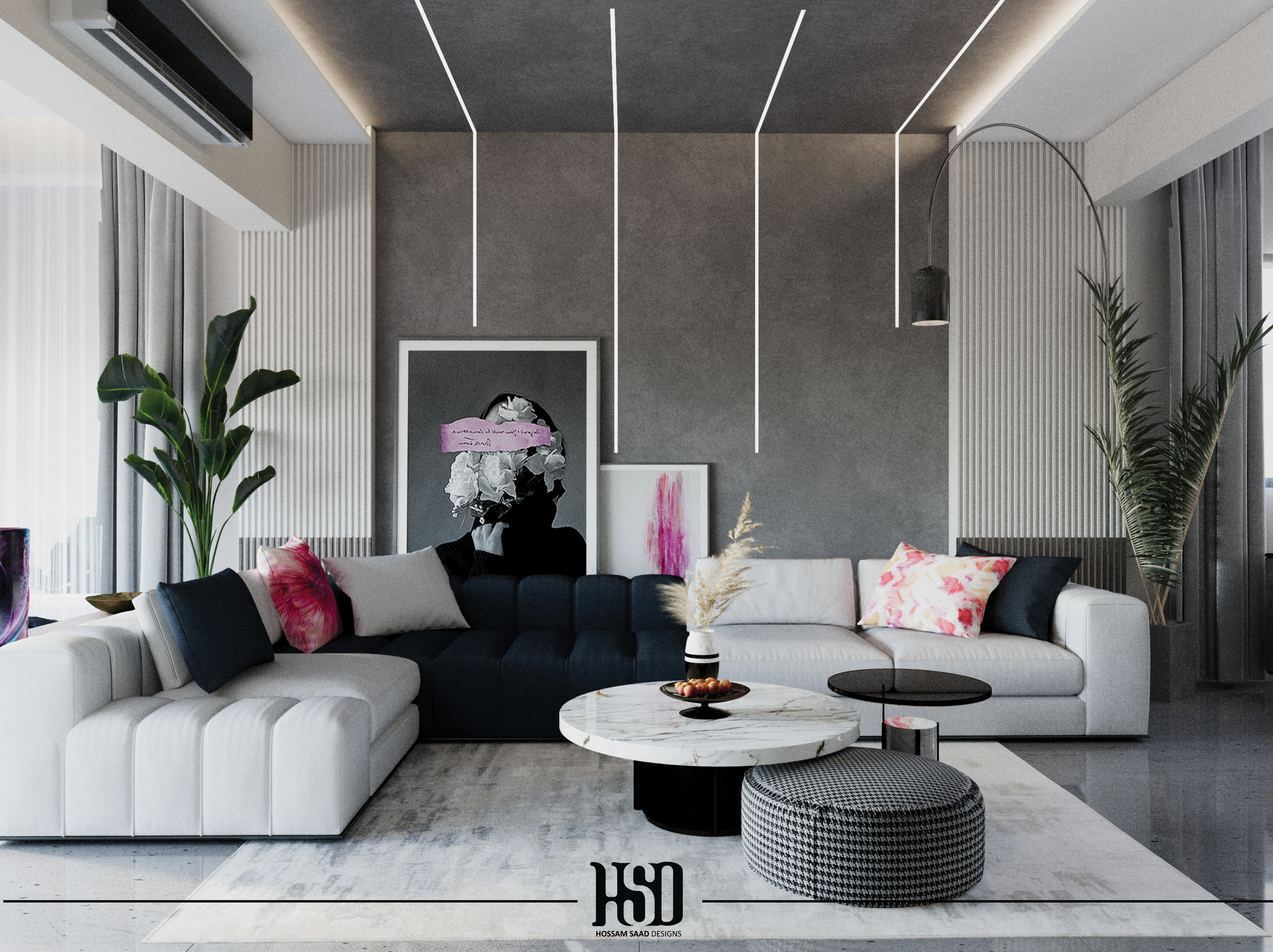 Modern Small Living Room-6