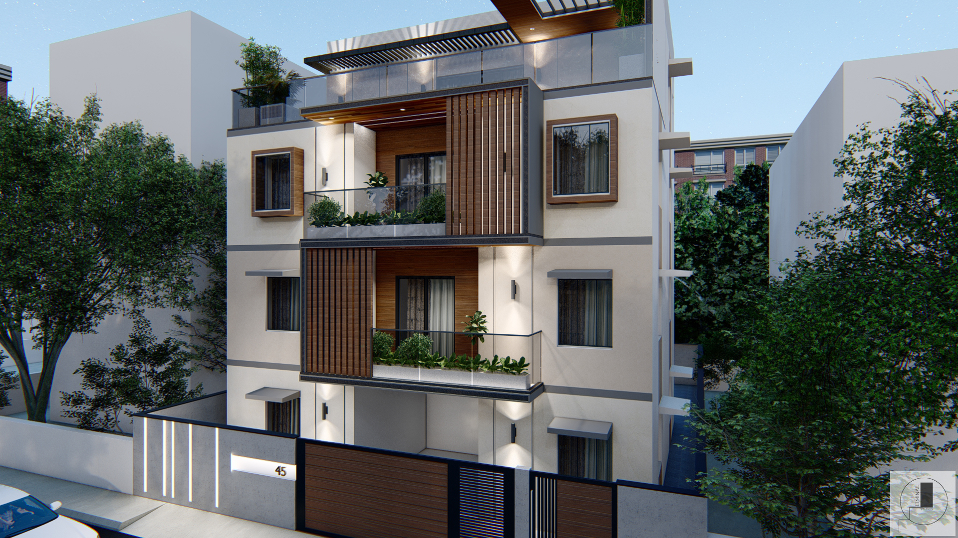 公寓外立面改造丨印度金奈-1