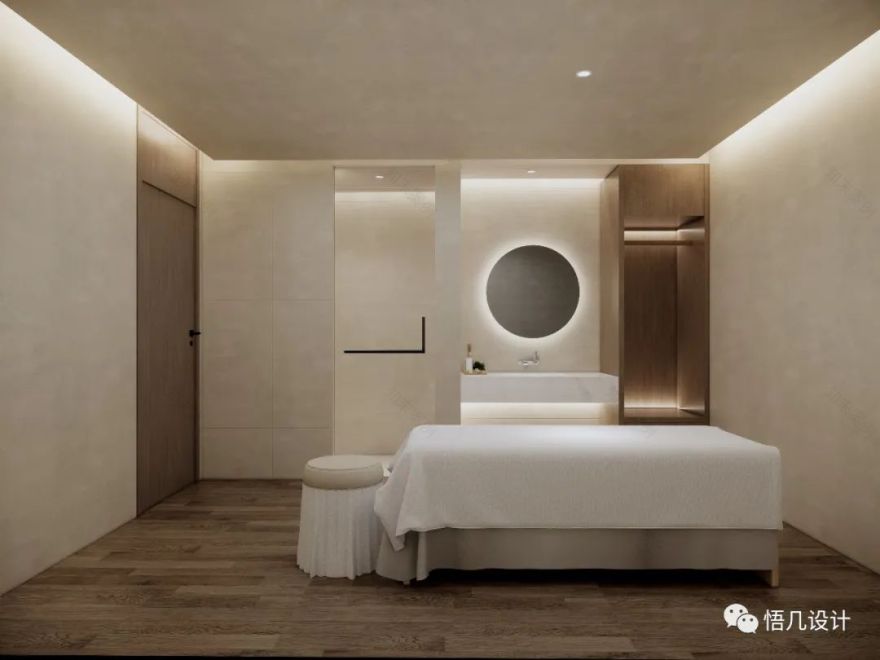 渼树 SPA · 微水泥侘寂美学的完美演绎丨中国武汉丨悟几设计-25