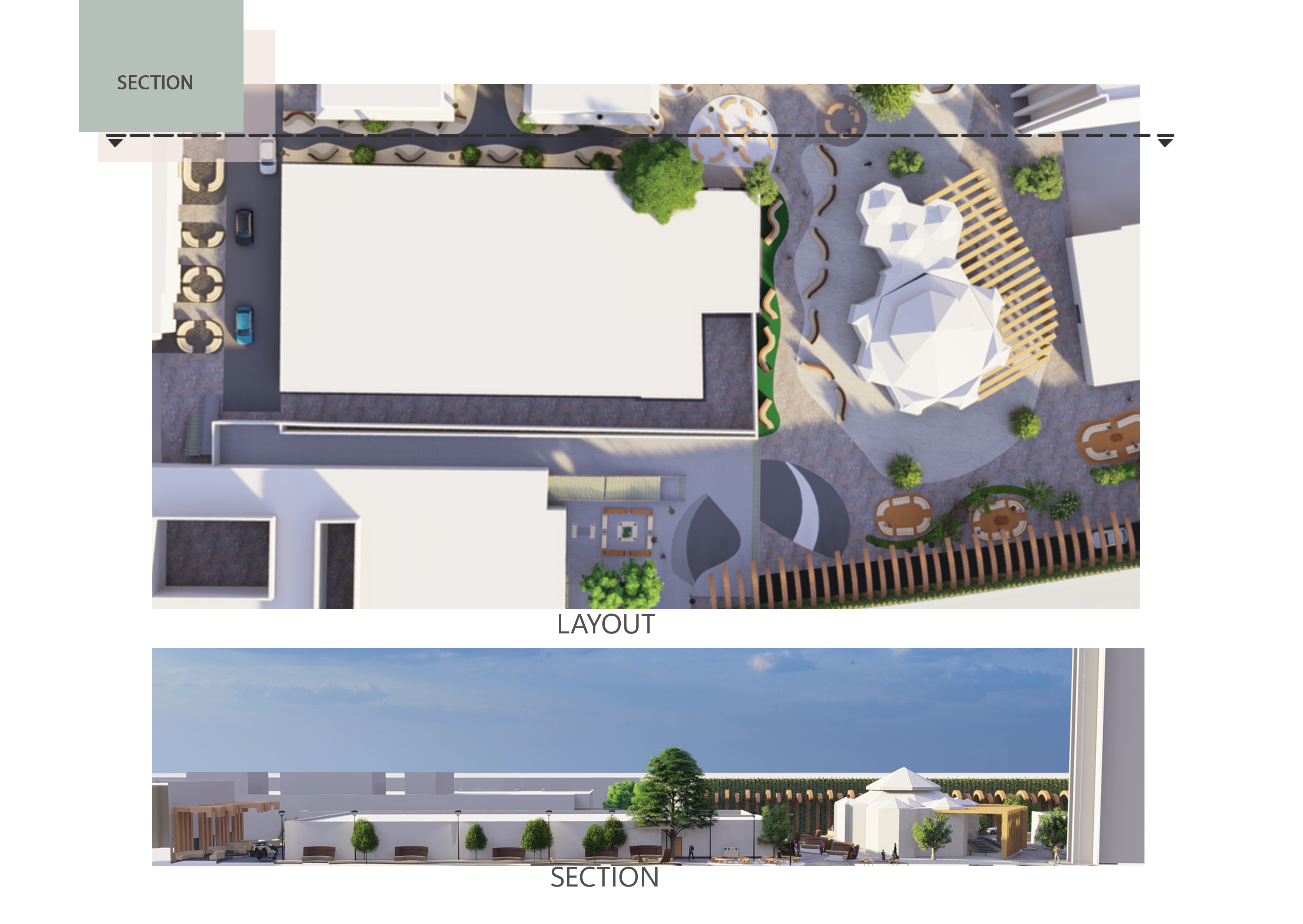 工程校园景观重建设计丨埃及开罗丨开罗大学工程学院建筑系-14