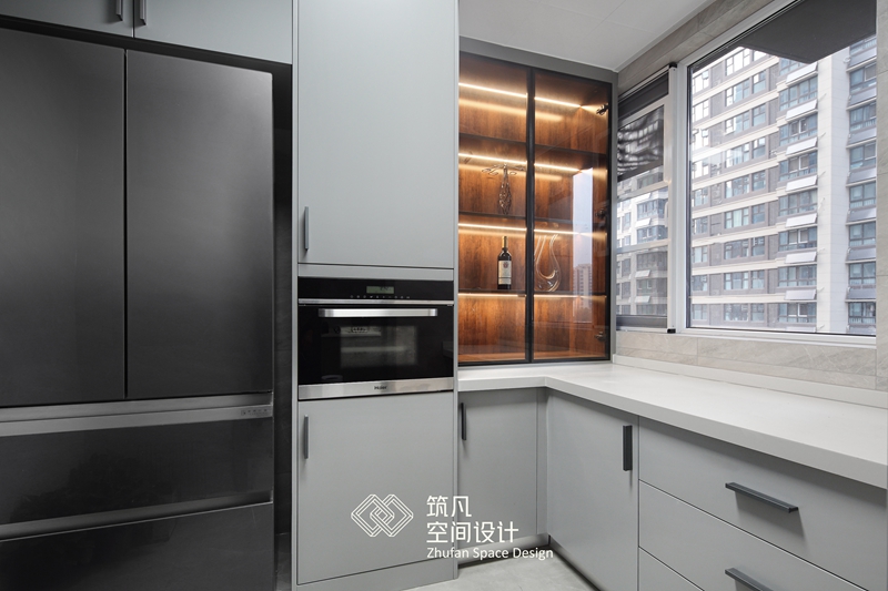 皖投万科天下艺境 106㎡精装房改造，现代简约风格演绎个性生活-49