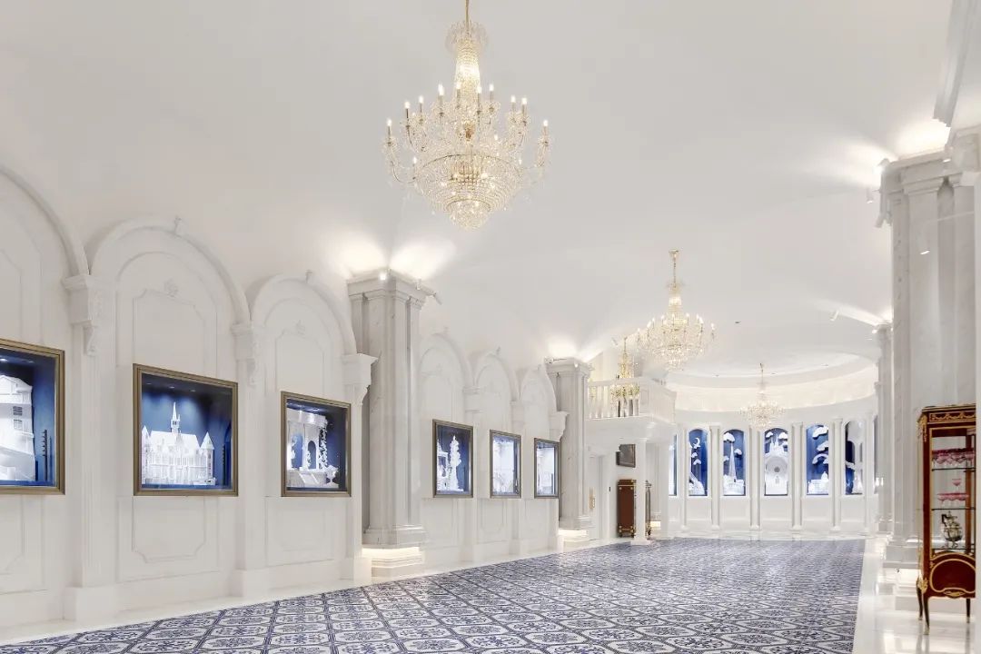 中法融合,青花瓷与纸艺的珠宝艺术廊-16