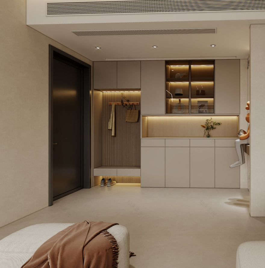 泉州高山花苑现代简约三房丨中国泉州丨华浔品味装饰福建总部-17