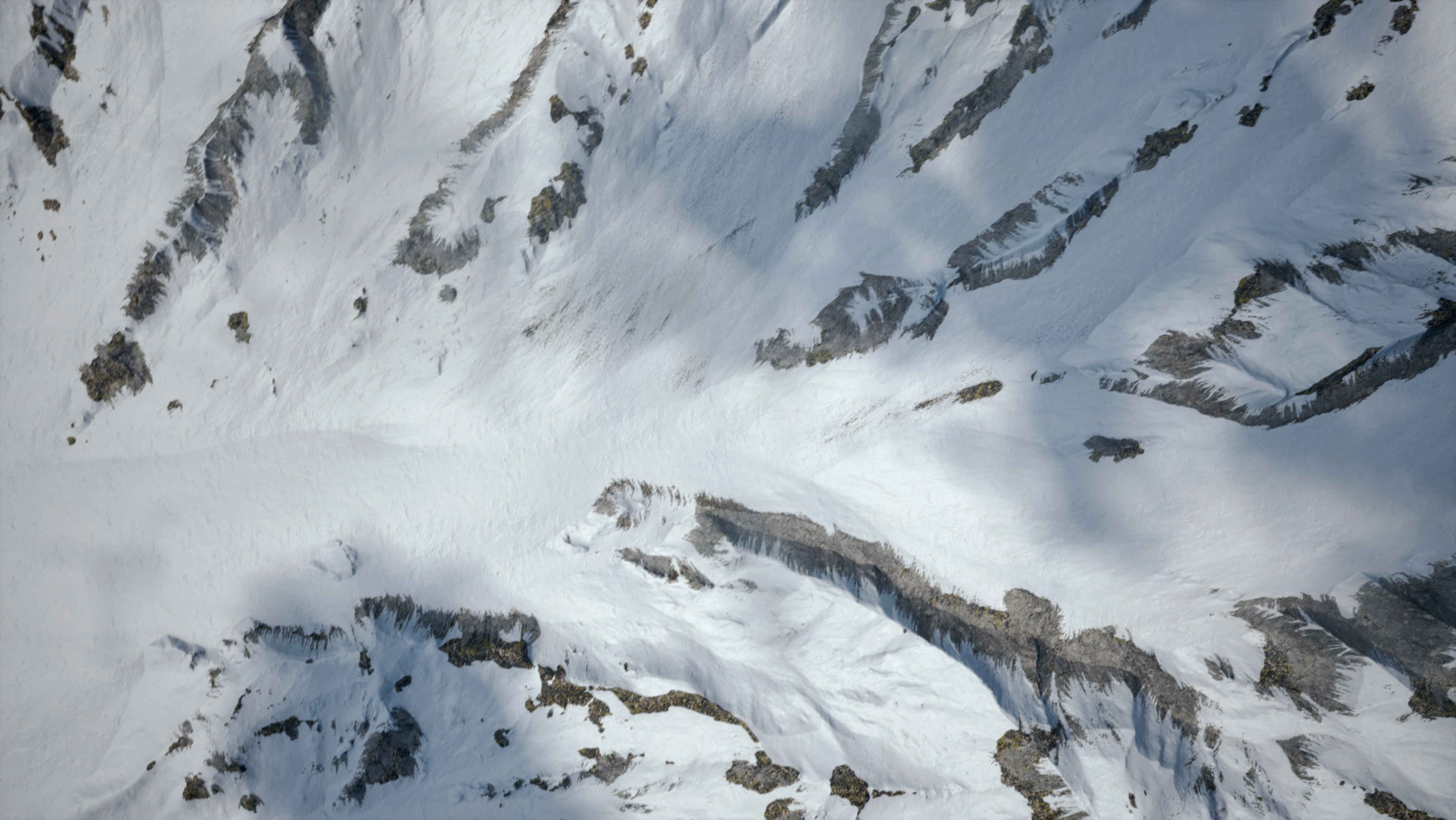 Snow Mountain Created in Gaea & Unreal Engine 5-8