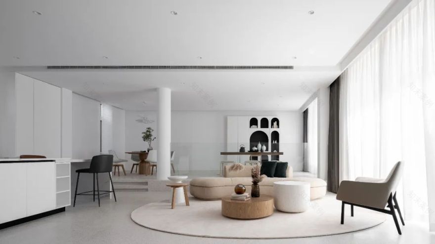 极简之上 · 上海 450㎡别墅的治愈力量丨中国上海丨尚层别墅装饰-20