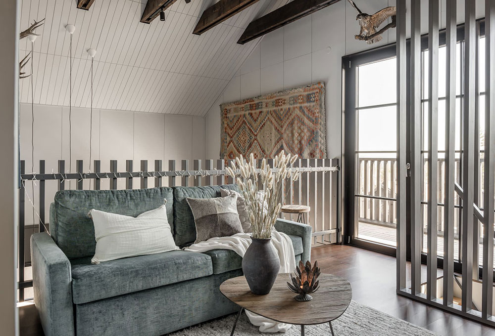 瑞典高山度假公寓 | 木质奢华与自然之美-13