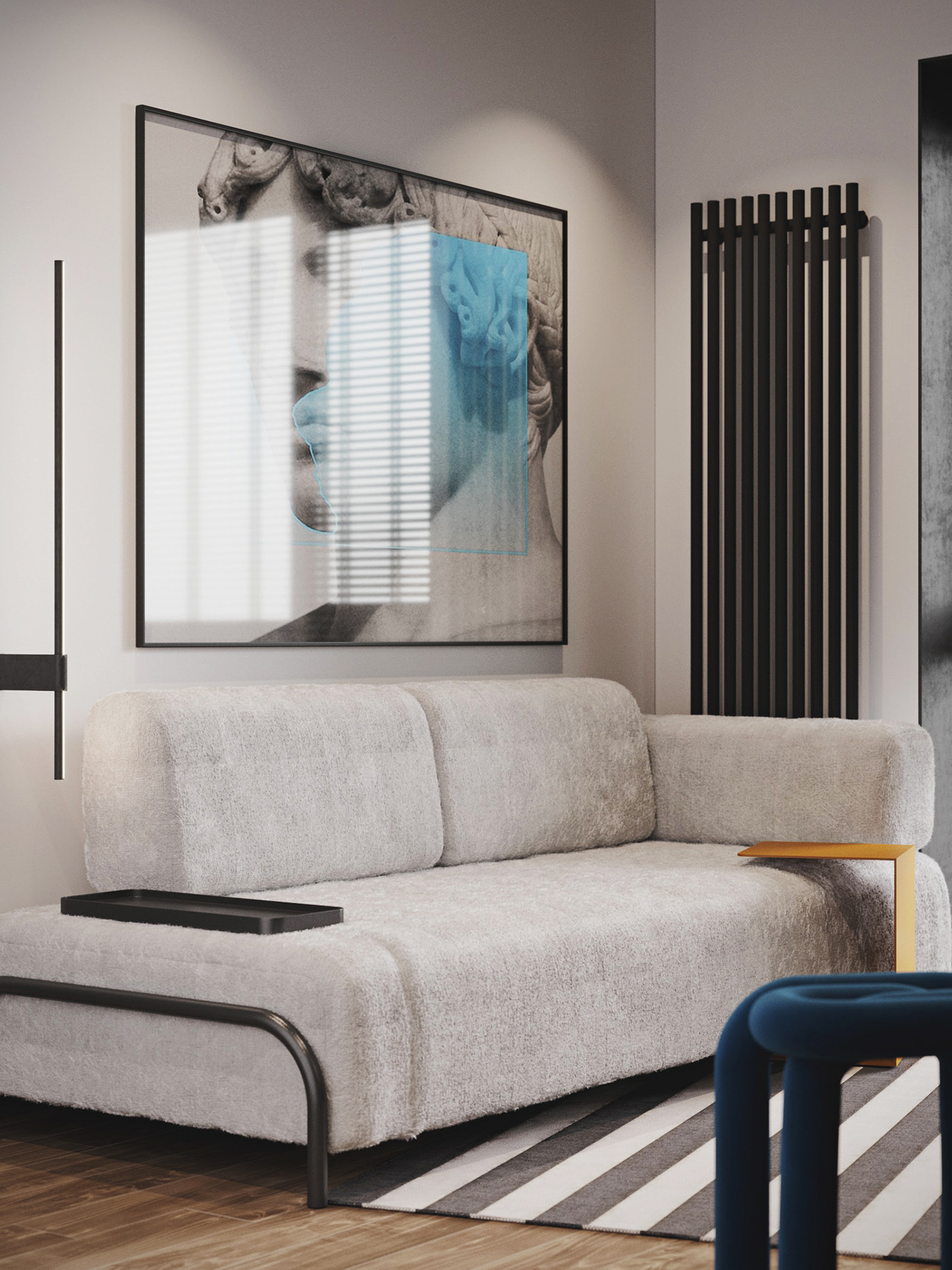 乌克兰 90㎡住宅空间设计-14