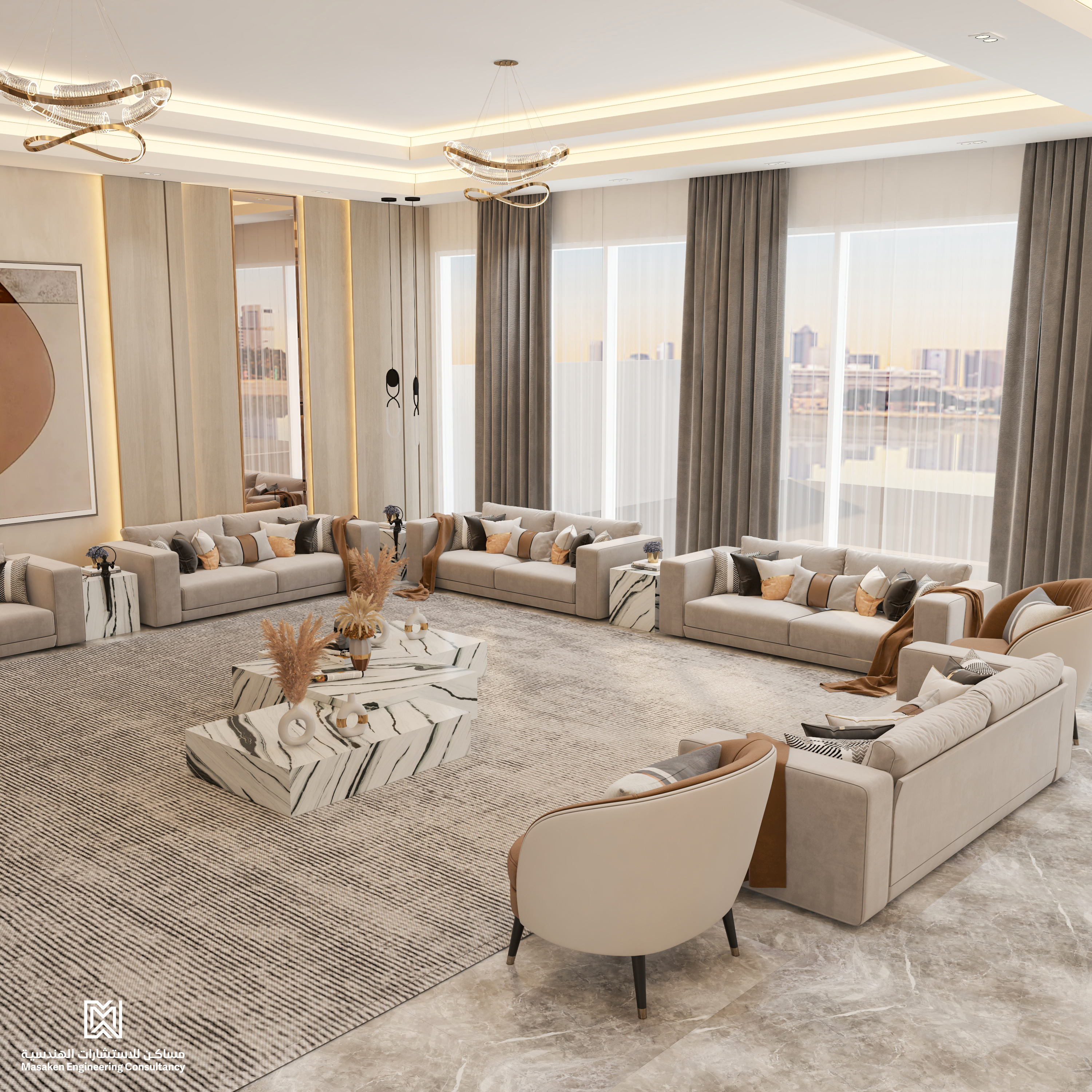 现代生活与餐饮区室内设计-23